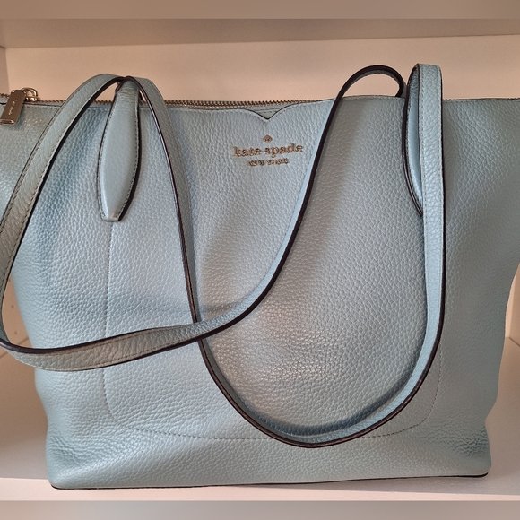 kate spade Handbags - NWOT Kate Spade Aegean Teal Pebbled Leather Tote